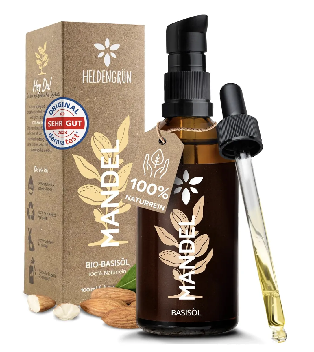Heldengrün – Bio Mandelöl