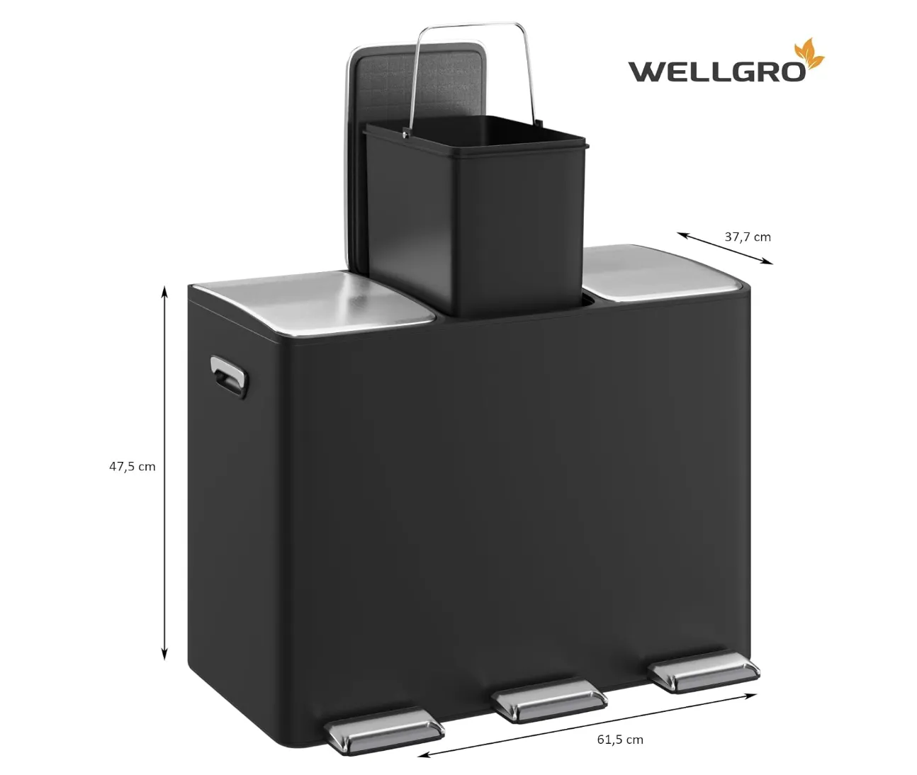 WELLGRO – Tretmülleimer