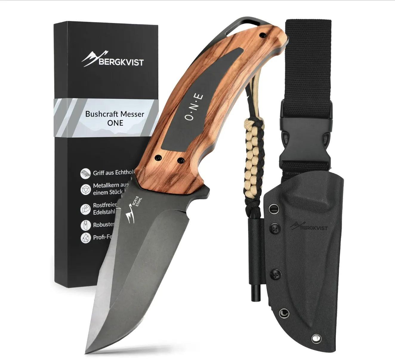 BERGKVIST – Bushcraft Messer ONE