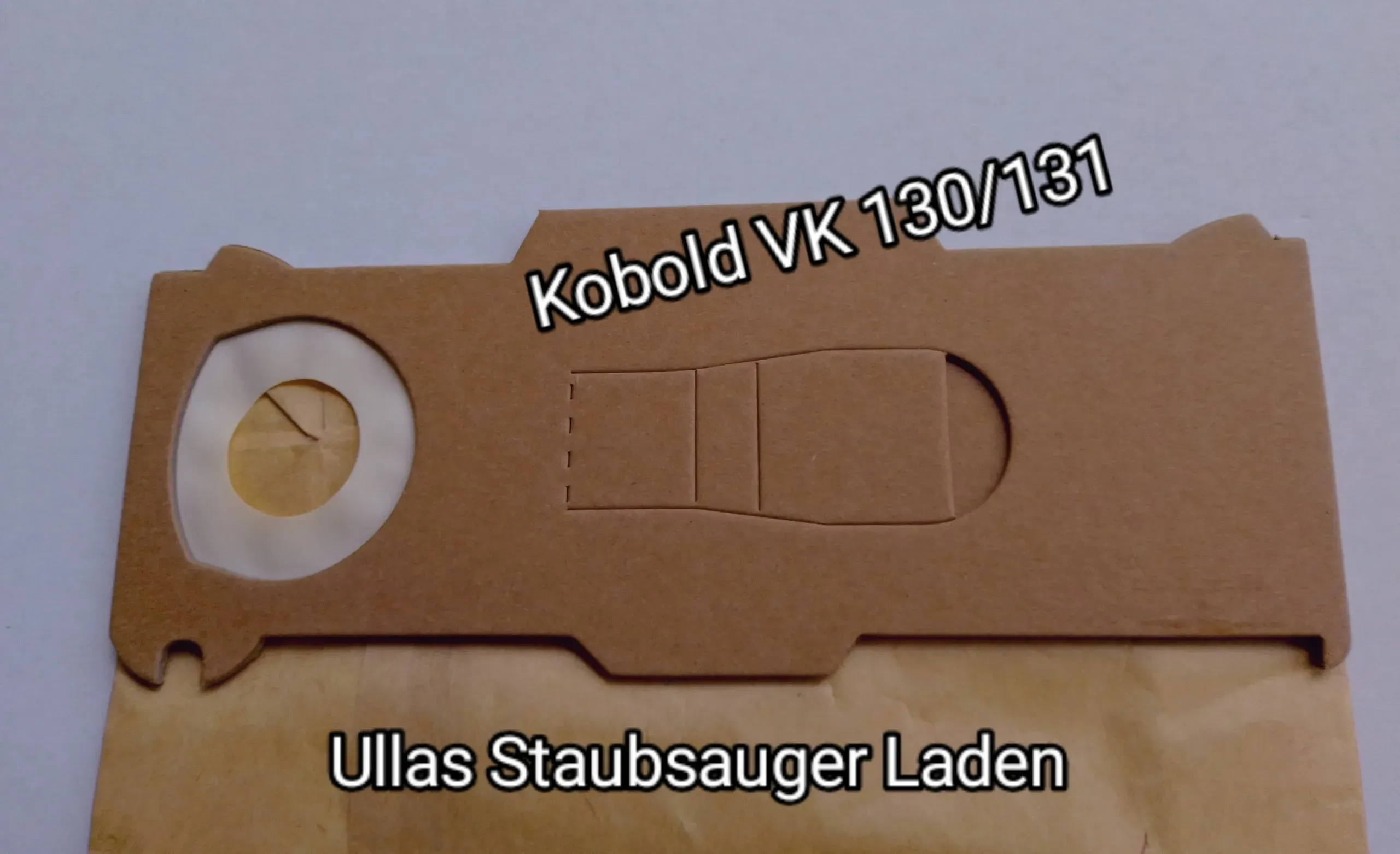 Filtertüten, Staubsaugerbeutel SET Nr. 4 a Kobold VK 130/131, Vorwerk passend. – Bild 2