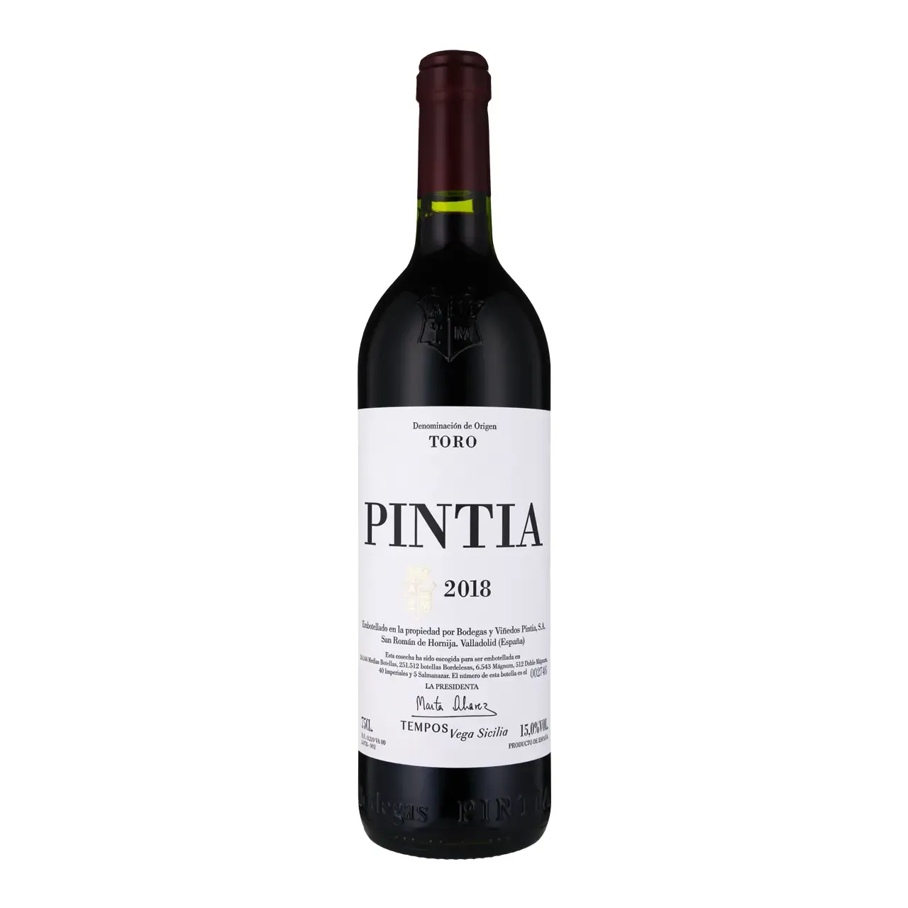 Vega Sicilia Pintia Toro 2018