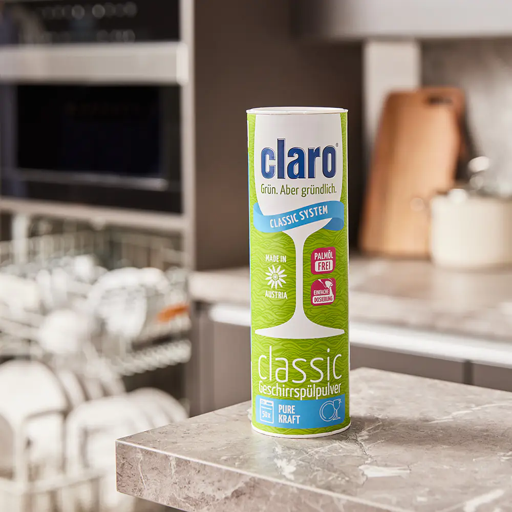 claro Classic Geschirrspülpulver 900g – Bild 2