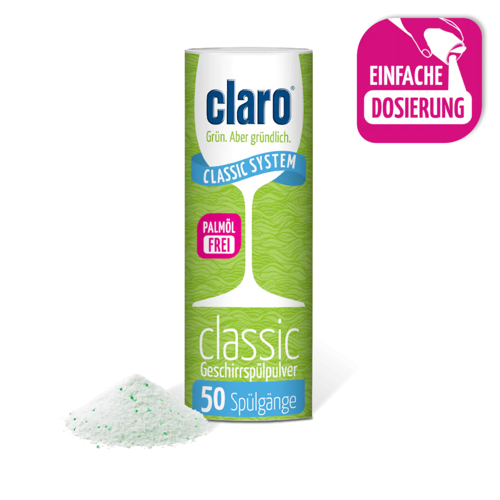 claro Classic Geschirrspülpulver 900g