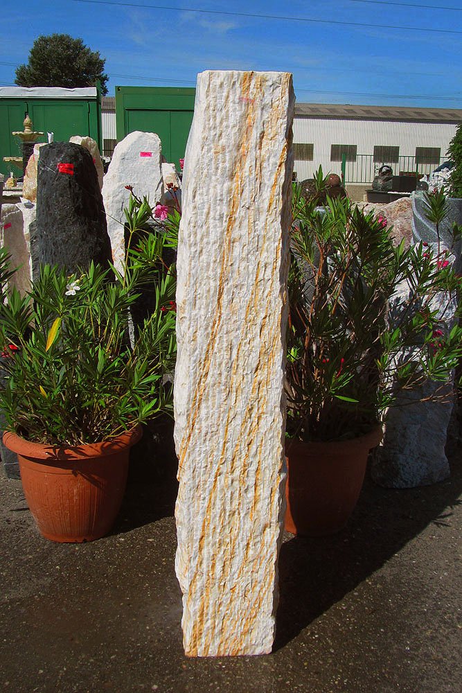 Ägäis Gelb Stele 153cm, Nr. STÄ15-1