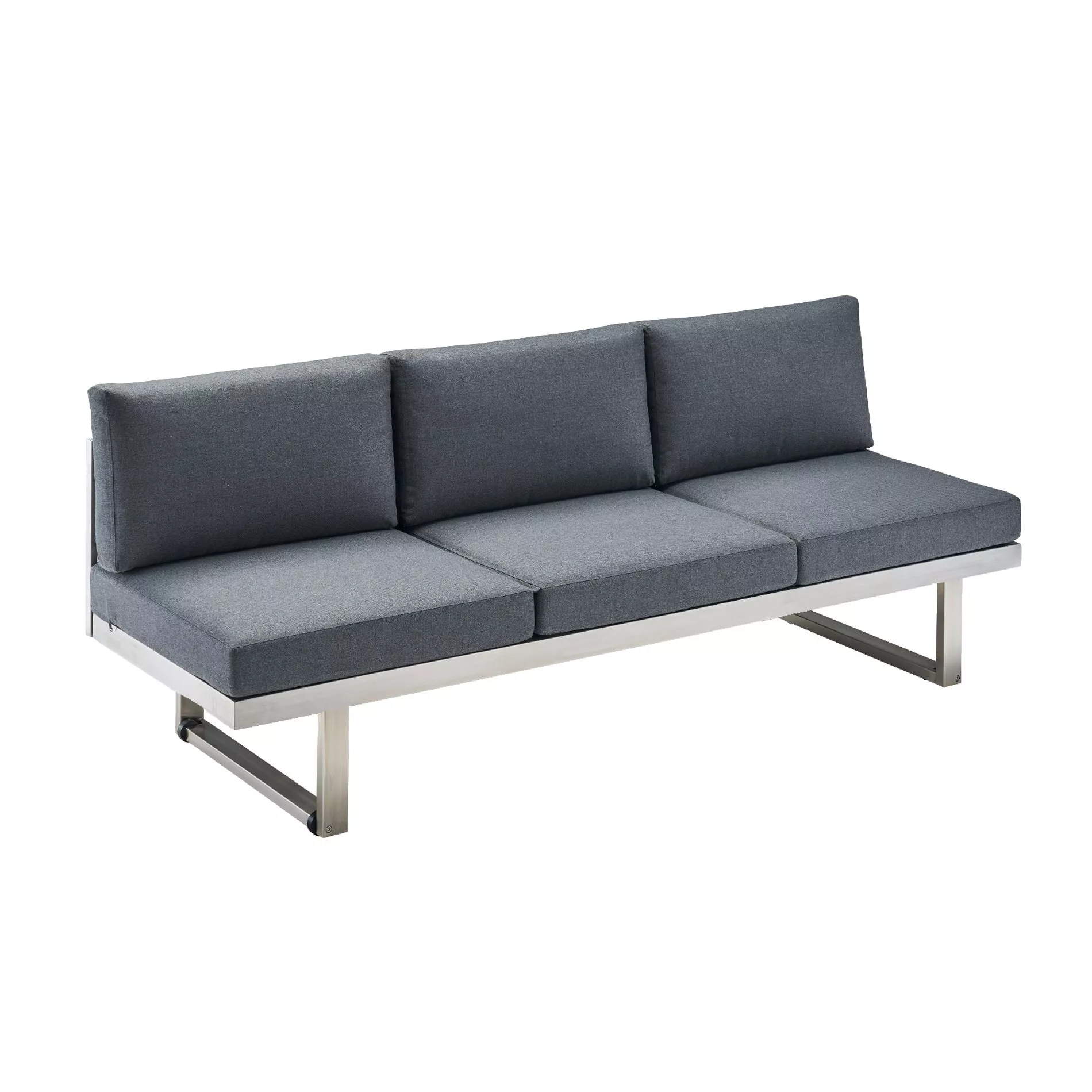 CASA DOMA Aragona/Falerna Loungeset 2-teilig, Edelstahl/HPL – Bild 5