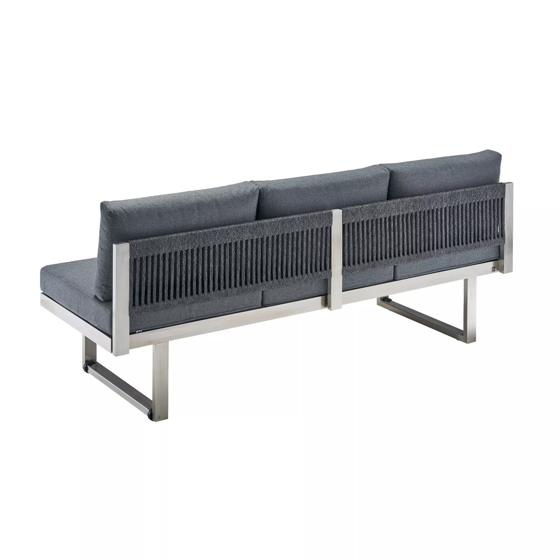 CASA DOMA Aragona/Falerna/Mineo Diningset 5-teilig, Rope, Edelstahl, HPL – Bild 6