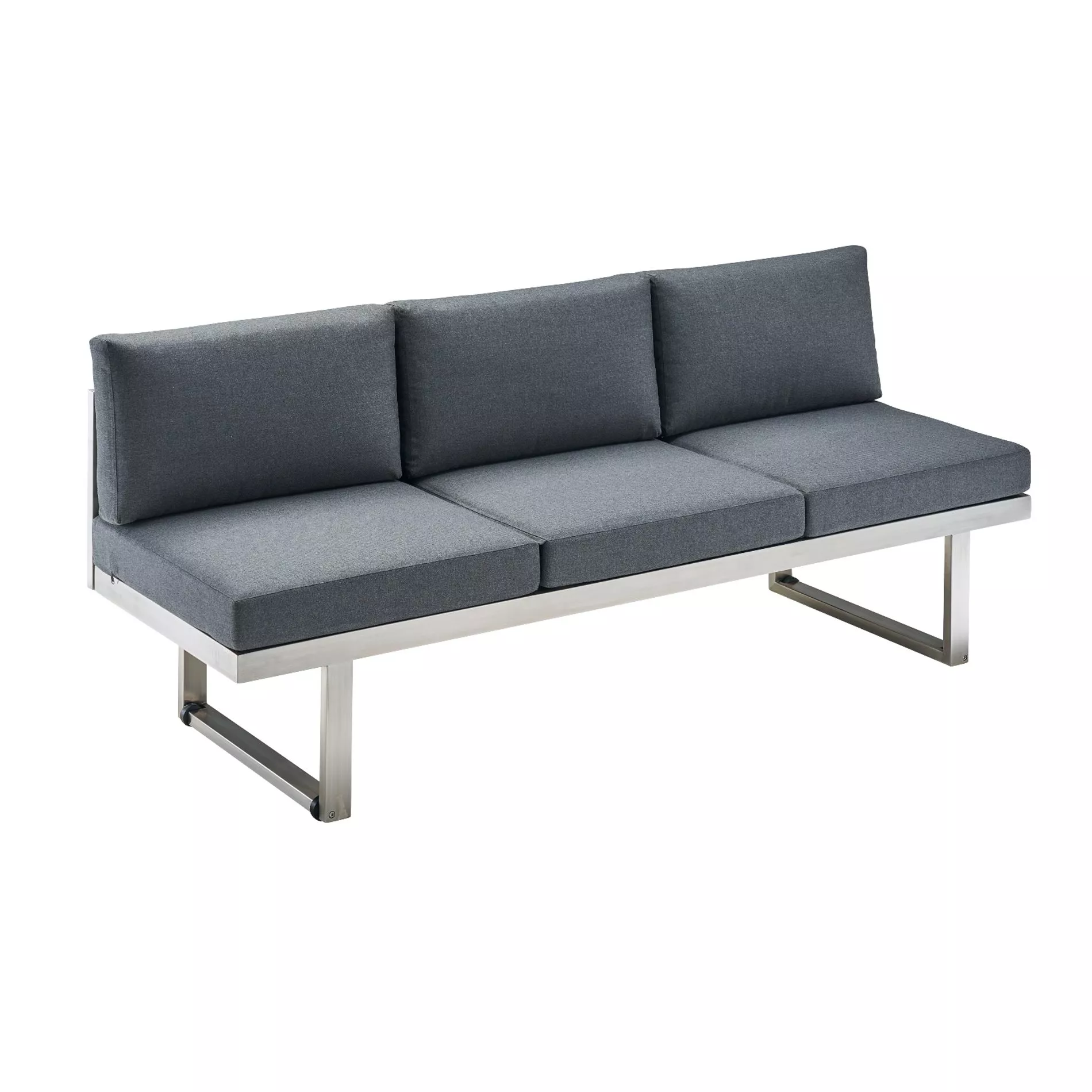 CASA DOMA Aragona/Falerna Loungeset 2-teilig, Edelstahl/HPL – Bild 2