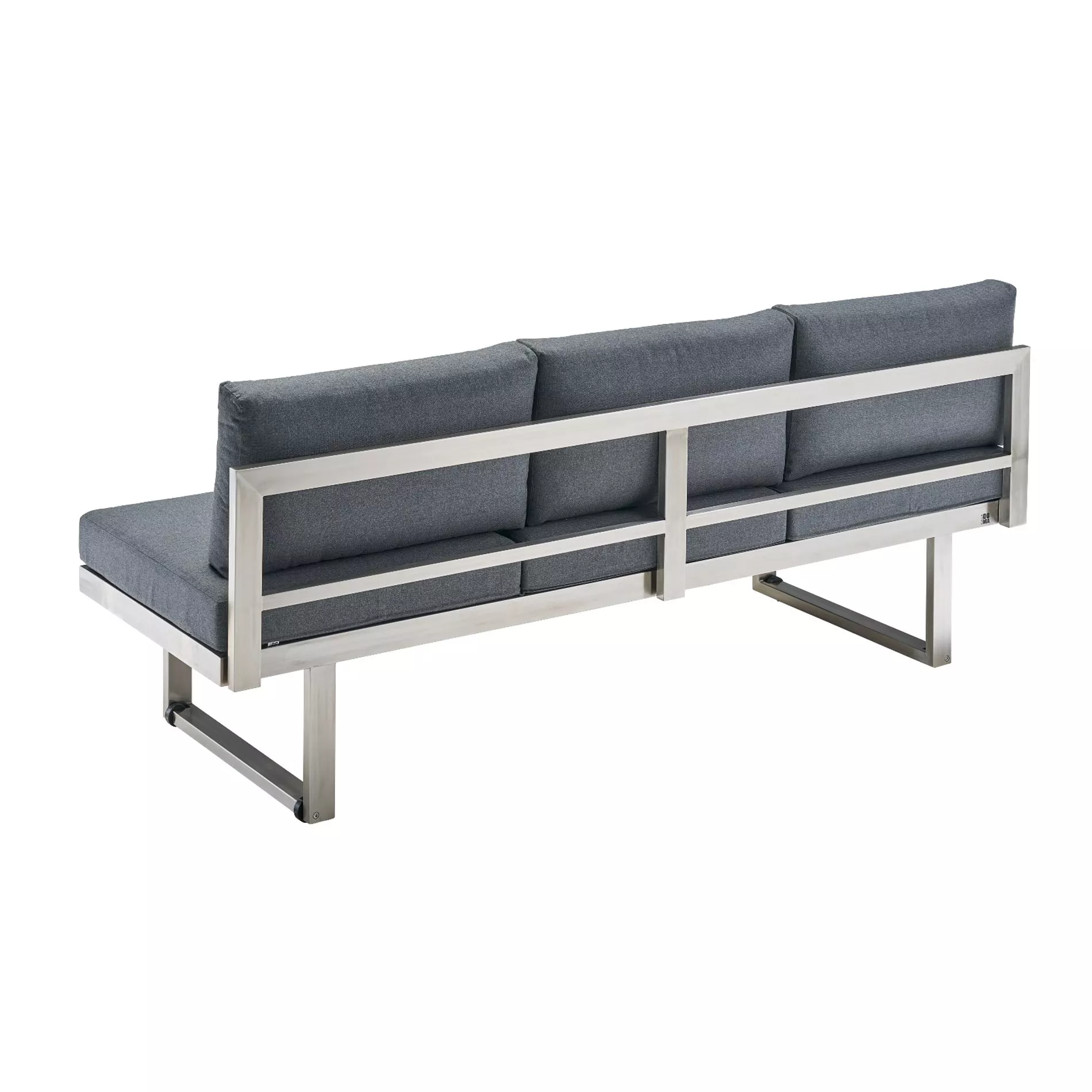 CASA DOMA Aragona/Falerna Loungeset 2-teilig, Edelstahl/HPL – Bild 3
