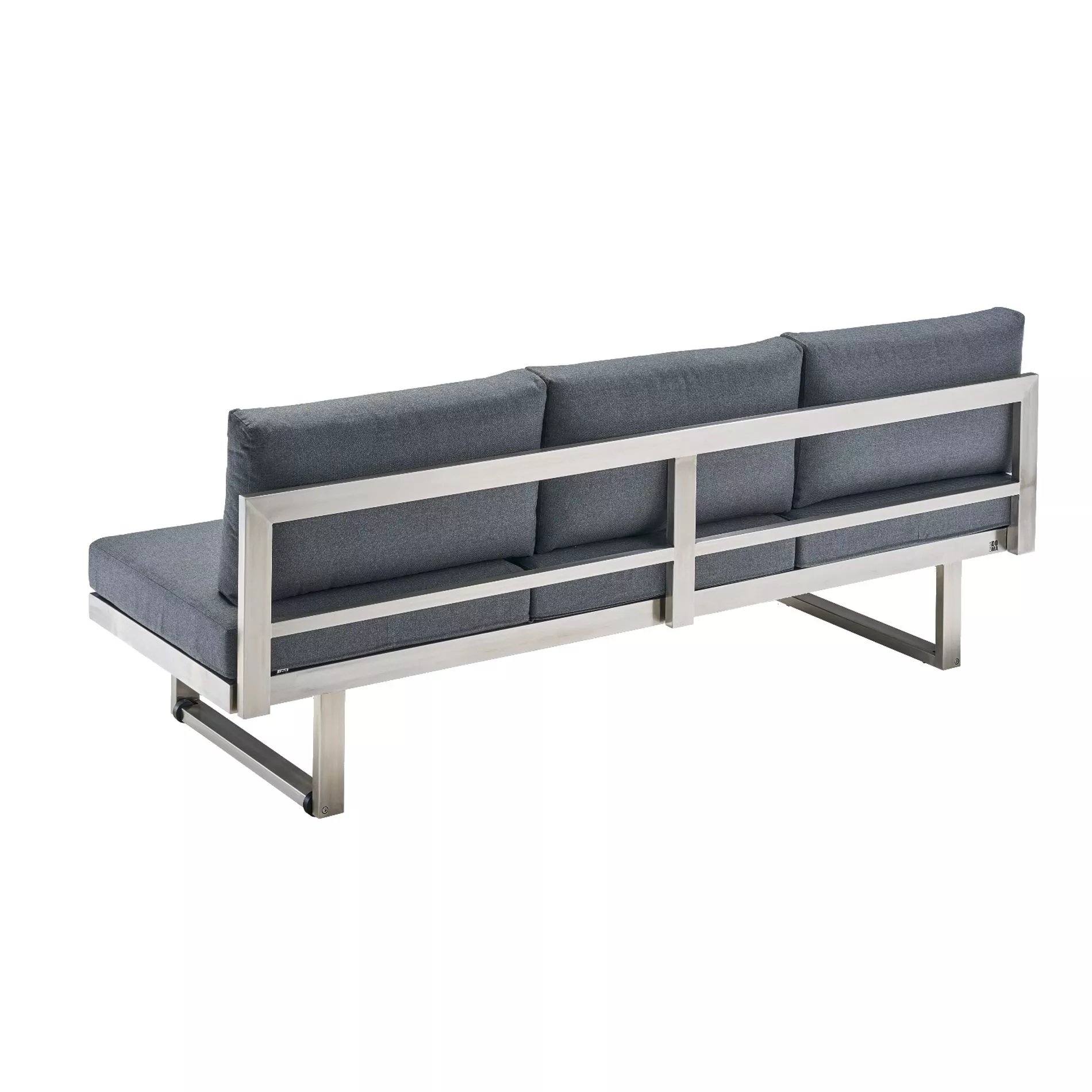 CASA DOMA Aragona/Falerna Loungeset 2-teilig, Edelstahl/HPL – Bild 6