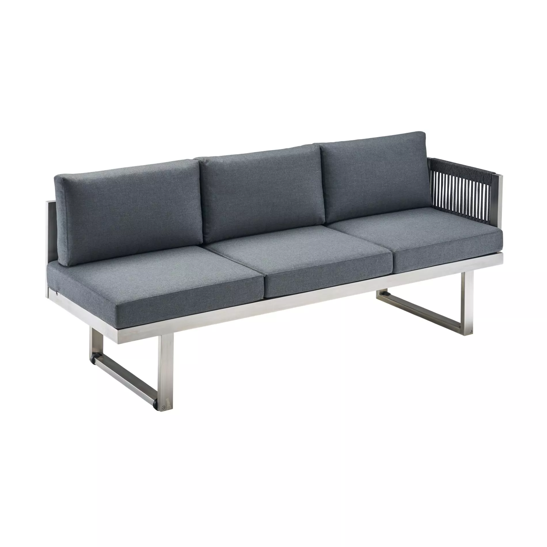 CASA DOMA Aragona/Falerna/Mineo Diningset 5-teilig, Rope, Edelstahl, HPL – Bild 4