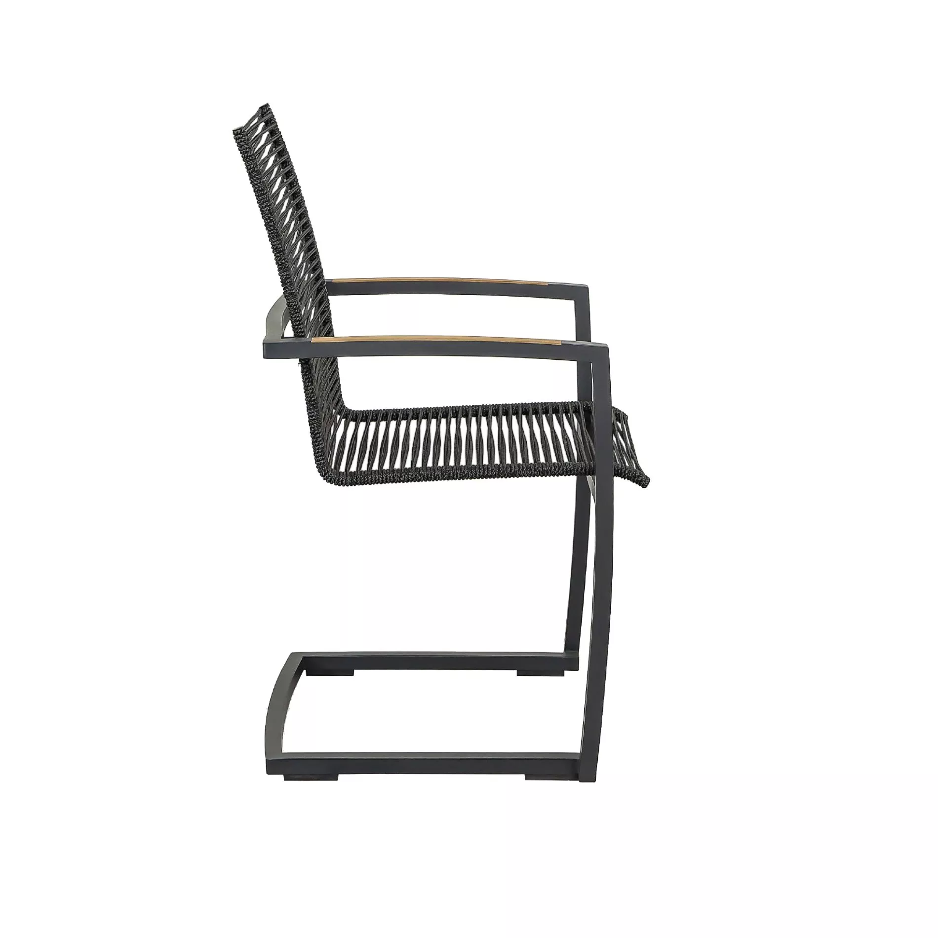 CASA DOMA Aragona/Falerna/Mineo Rope Diningset 120×120 cm 5-teilig – Bild 7