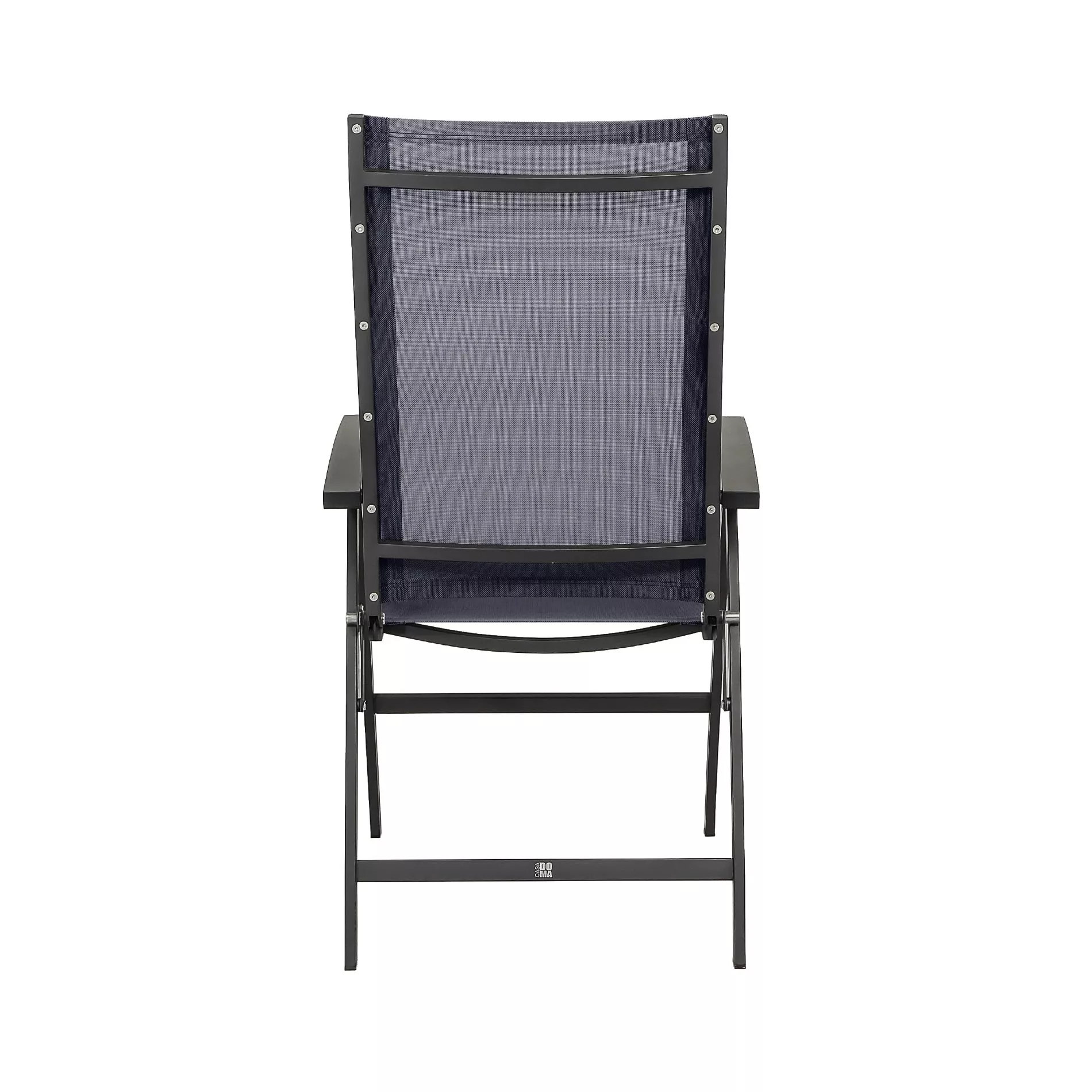 CASA DOMA Mineo/Perano Gartenmöbel-Set mit Klappsessel anthrazit/Sunproof® und Tisch HPL, 5-teilig – Bild 9
