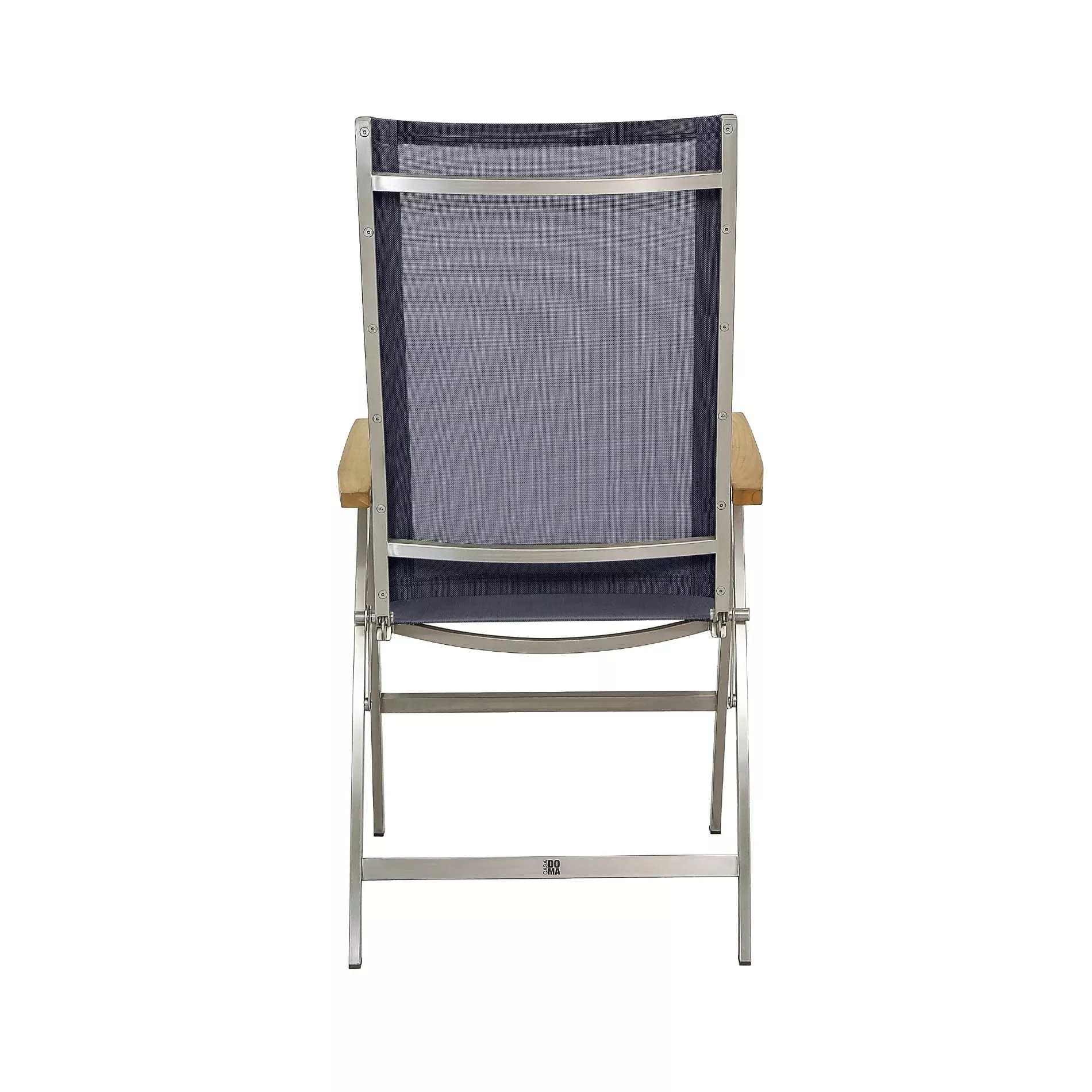 CASA DOMA Mineo/Perano Gartenmöbel-Set mit Klappsessel Sunproof® und Tisch Teak, 5-teilig – Bild 7