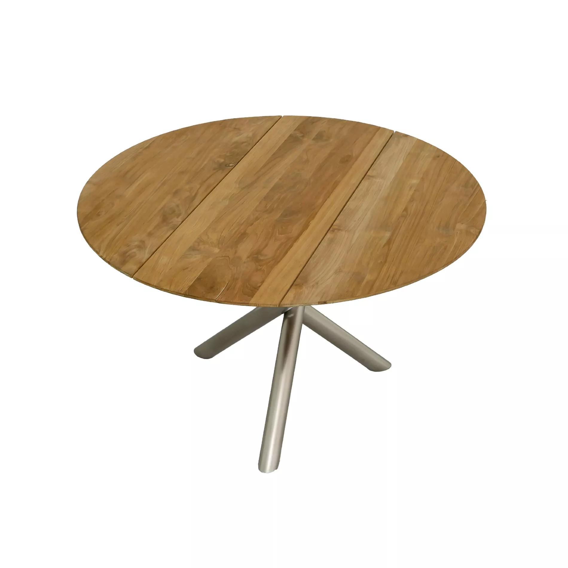 CASA DOMA Mineo/Perano Gartenmöbel-Set mit Klappsessel Sunproof® und Tisch Teak, 5-teilig – Bild 4