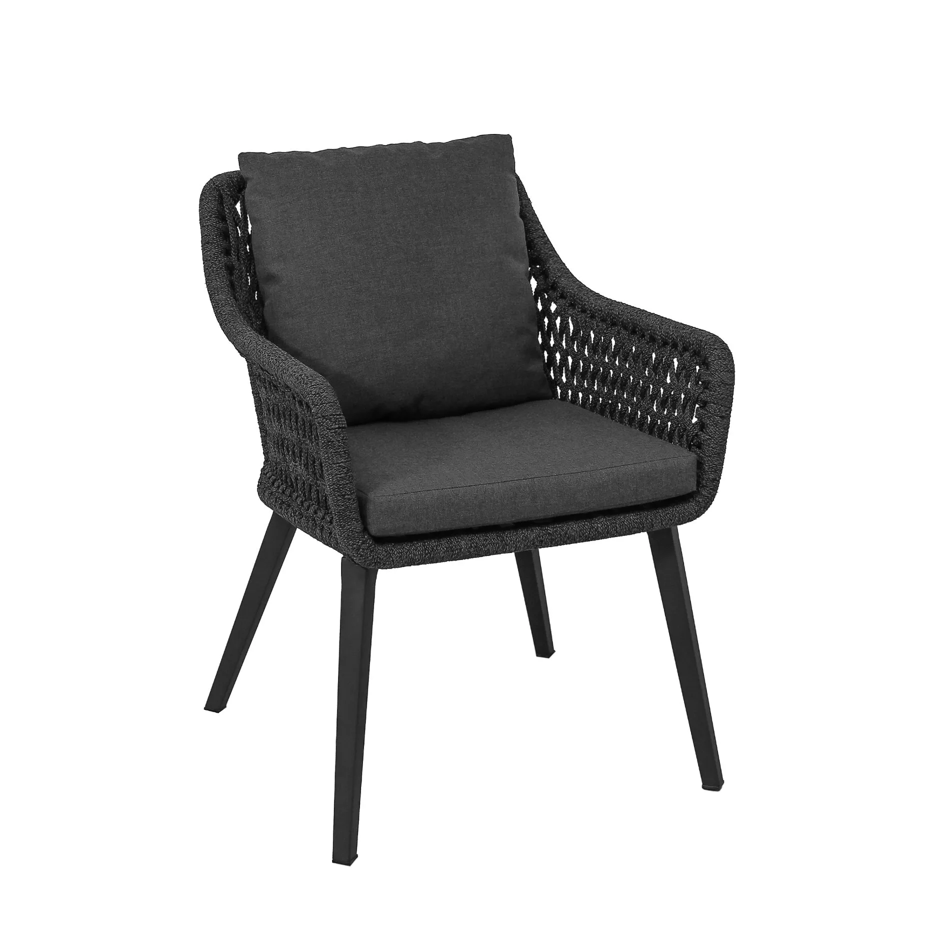 CASA DOMA Ribera/Falerna Gartenmöbel-Set mit Diningsessel, Diningbank L-Form und Tisch HPL, 5-teilig – Bild 7