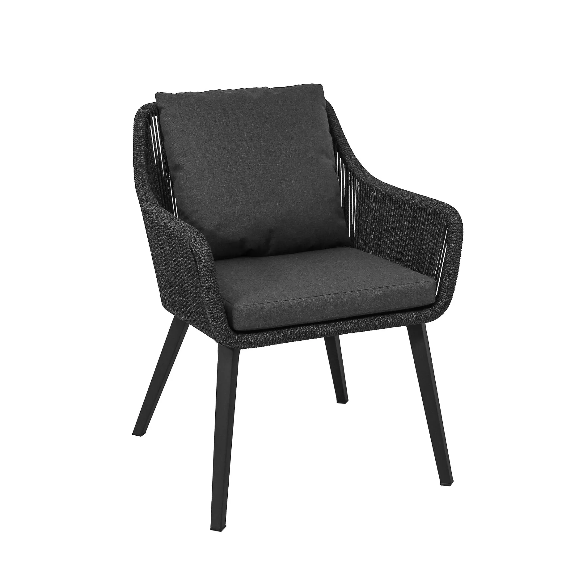 CASA DOMA Ribera/Falerna Gartenmöbel-Set mit Diningsessel, Diningbank L-Form und Tisch HPL, 5-teilig – Bild 9