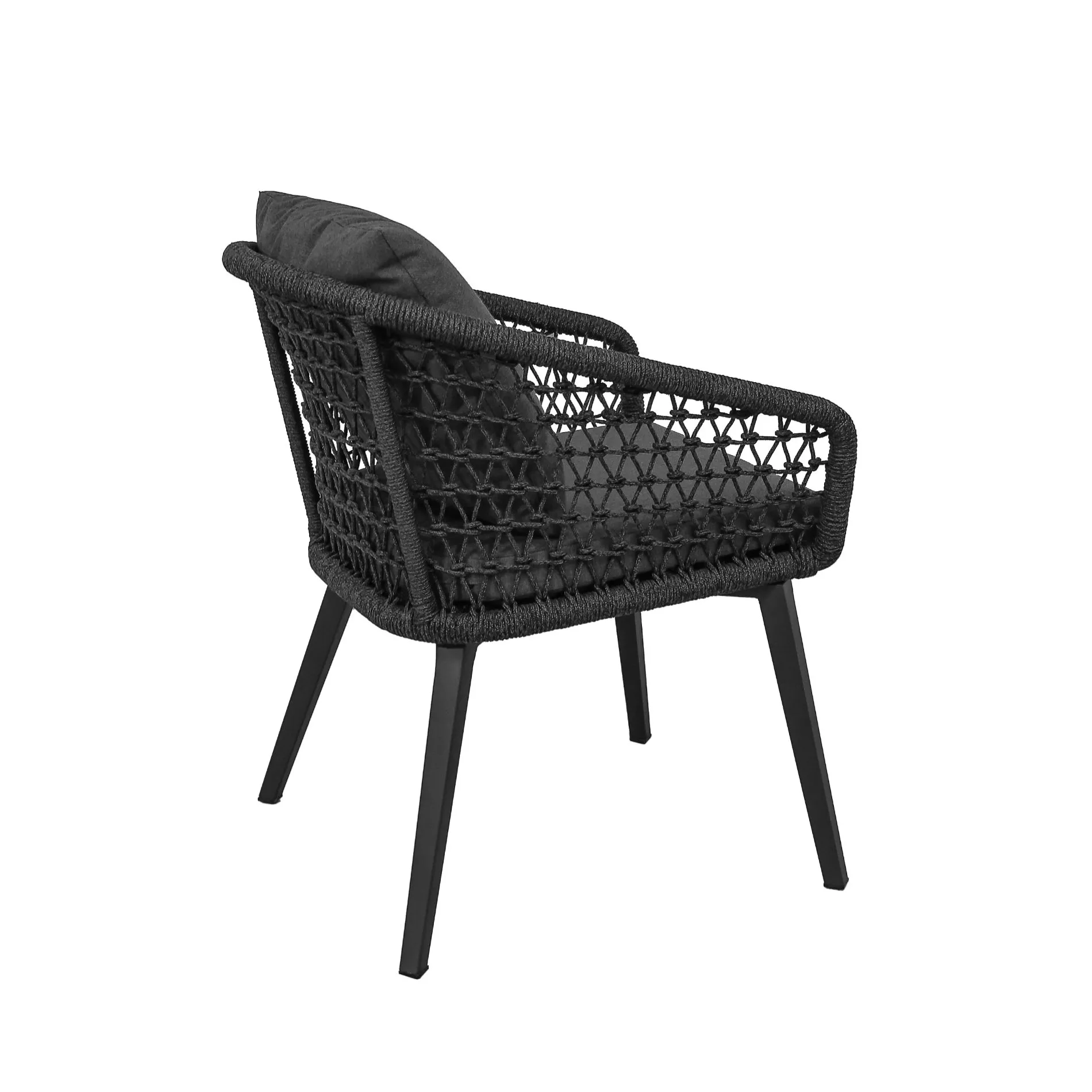 CASA DOMA Ribera/Siderno Gartenmöbel-Set mit Diningsessel Rundform und Tisch Teak, 9-teilig – Bild 4