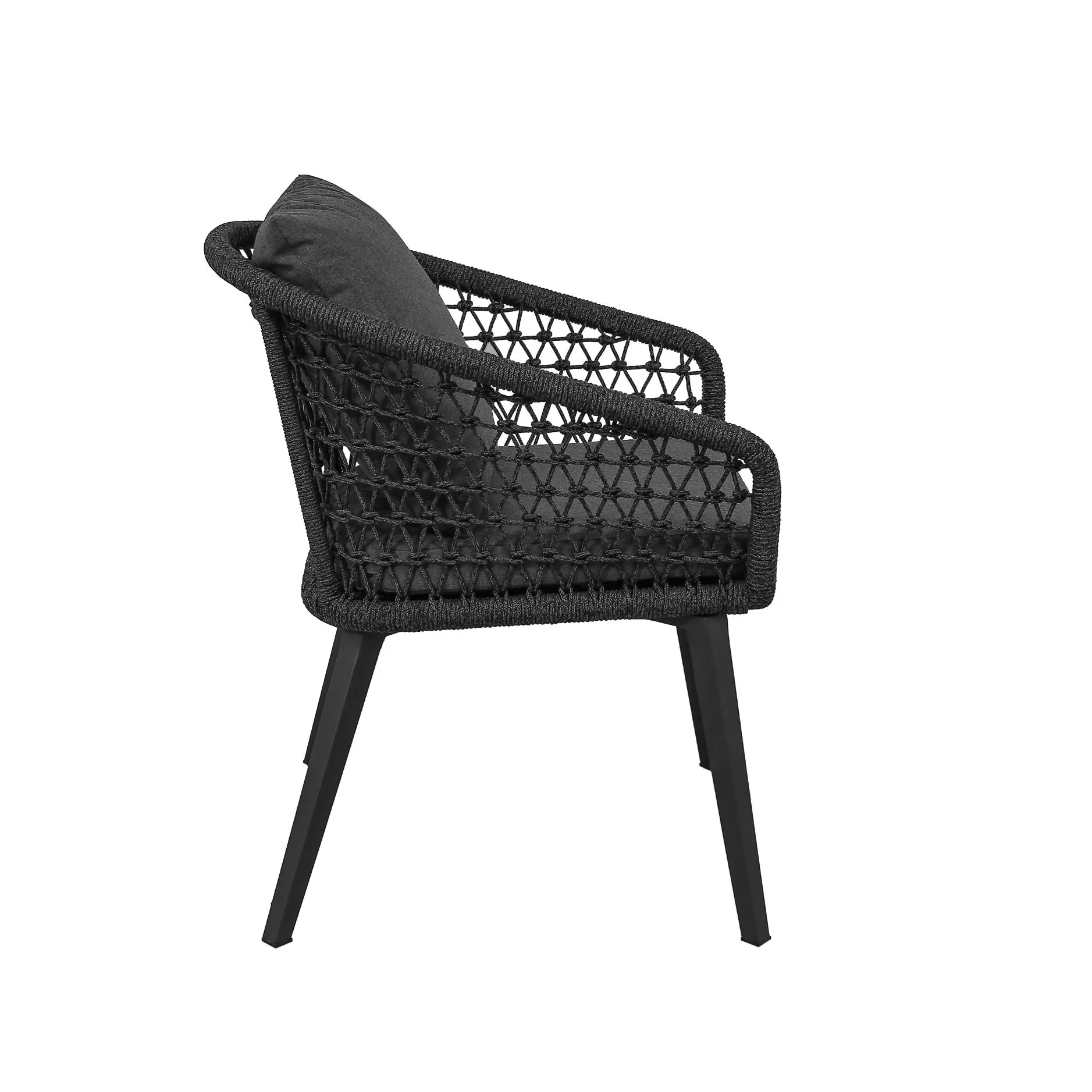 CASA DOMA Ribera/Rosano Gartenmöbel-Set mit Diningsessel Rundform und Tisch HPL, 7-teilig – Bild 3
