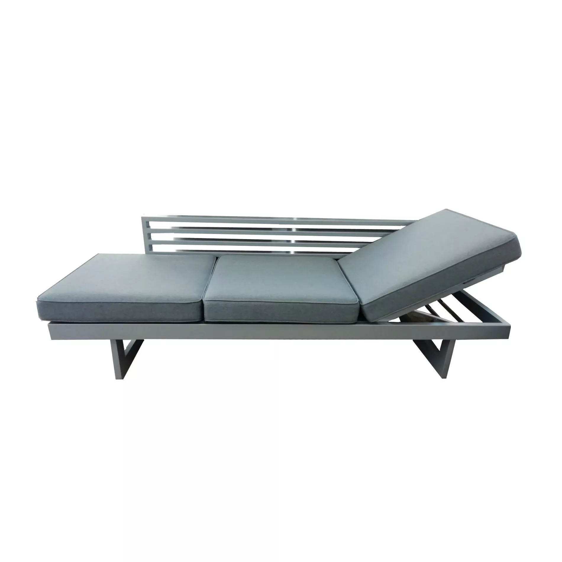 Stern Dining-Set mit Bank New Holly, Stuhl Evoee und Tisch Aluminium/HPL – Bild 4