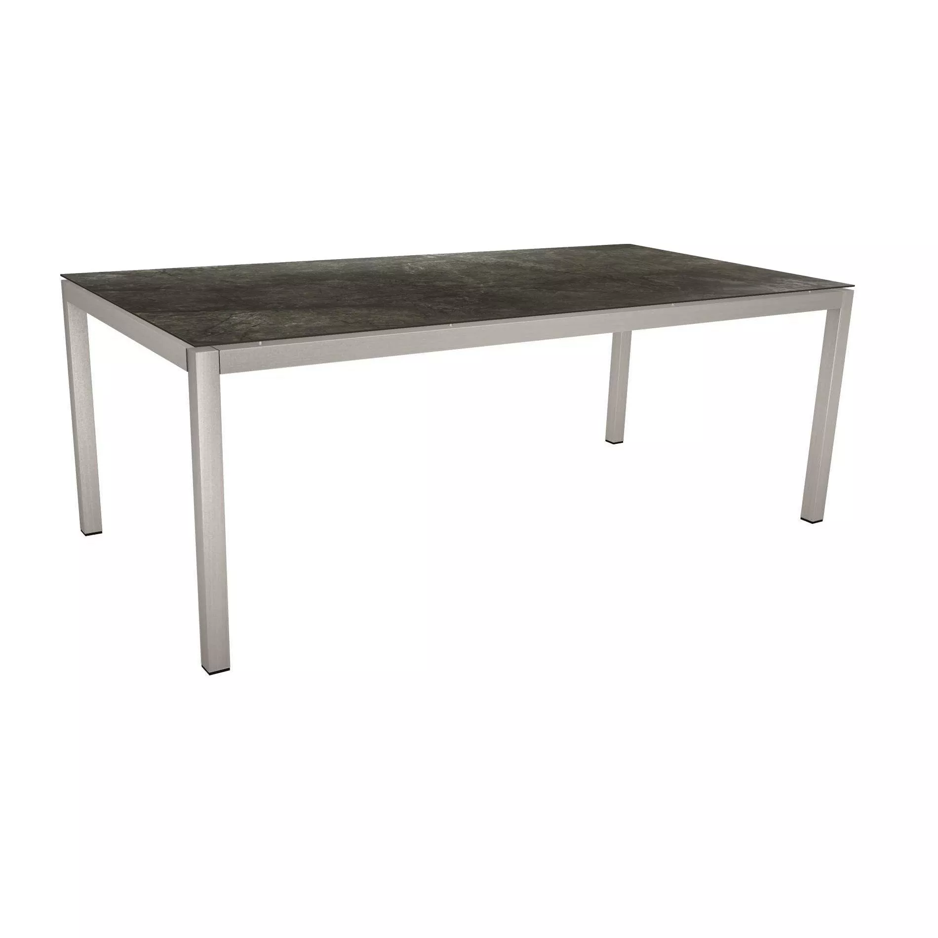 Stern Gartenmöbel-Set mit Stuhl New Top und Tisch Classic Edelstahl/HPL 200×100 cm, 7-teilig – Bild 3